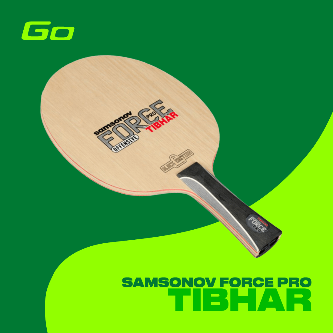 Tibhar Wood Samsonov Force Pro Black Edition Tibhar Wood Samsonov Force Pro Black Edition
