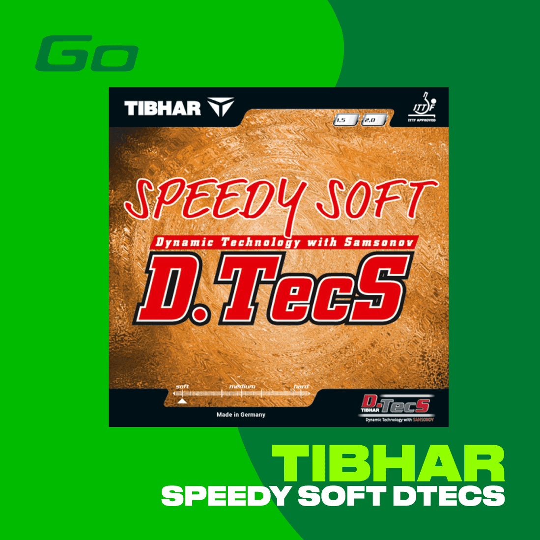 Tibhar Belag Speedy Soft D.TecS Tibhar Belag Speedy Soft D.TecS