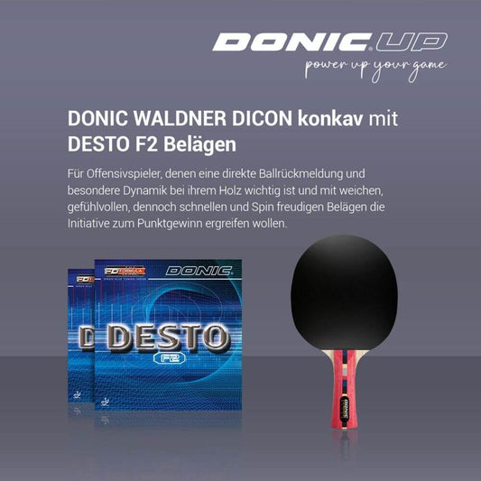 DONIC UP Waldner Dicon with Desto F2 DONIC UP Waldner Dicon with Desto F2