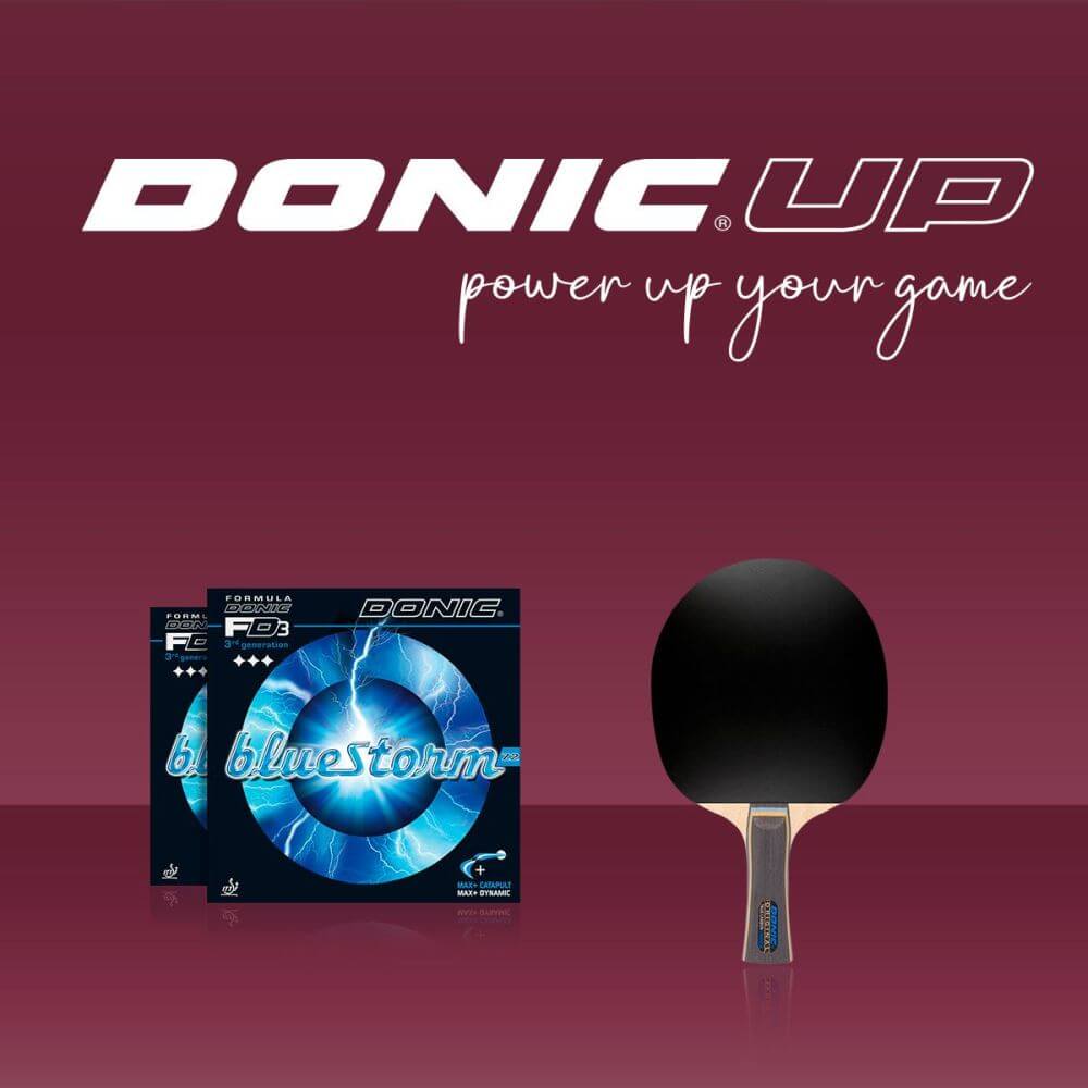 DONIC UP Original True Carbon Inner with Bluestorm Z2 DONIC UP Original True Carbon Inner with Bluestorm Z2