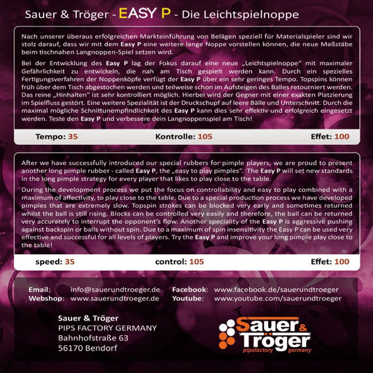Sauer & Tröger Belag Easy P
